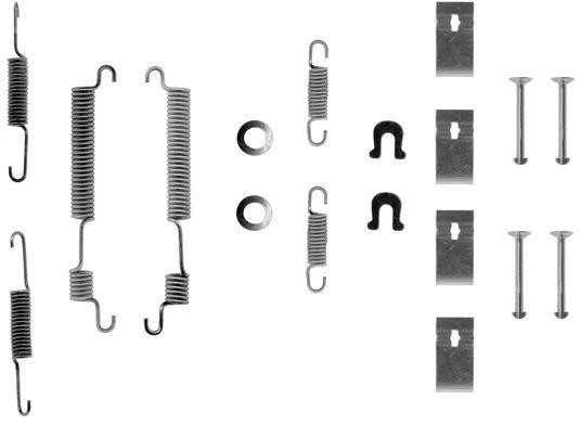 BOSCH priedų rinkinys, stabdžių kaladėlės 1987475176 03013790962