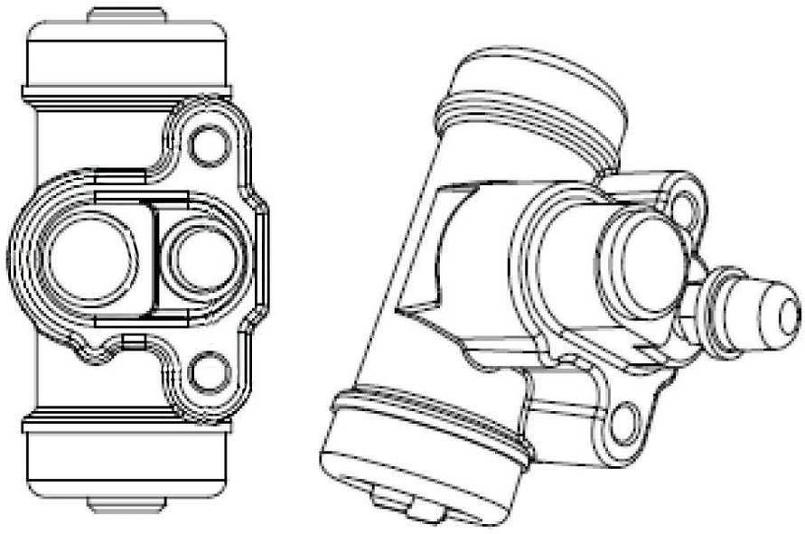 BOSCH ratų stabdžių cilindras Kia Picanto I (sa) F026002388 KK15026610