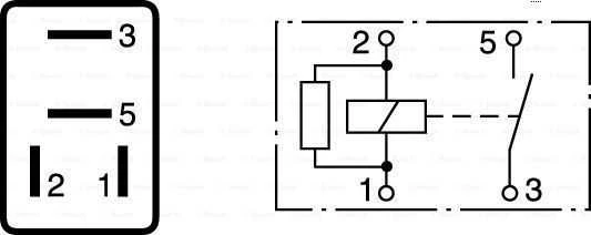 BOSCH relė, kuro siurblys 0332011007 A0025428319