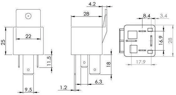 BOSCH relė, pagrindinė srovė 0986AH0081 1527015
