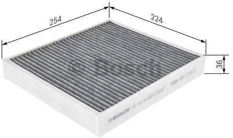 Bosch Salono Oro Filtras Audi A1 A3 A4 A6 Seat Ibiza Toledo Skoda Roomster Fabia VW Polo 6Q0820040 6Q0820040A 6Q0820040B
