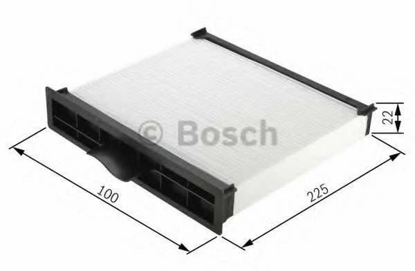 Bosch Salono Oro Filtras KIA Clarus Rio I 1.3 1.5 16V 1793 1998 1343 1493 CCF21764 CCF21765