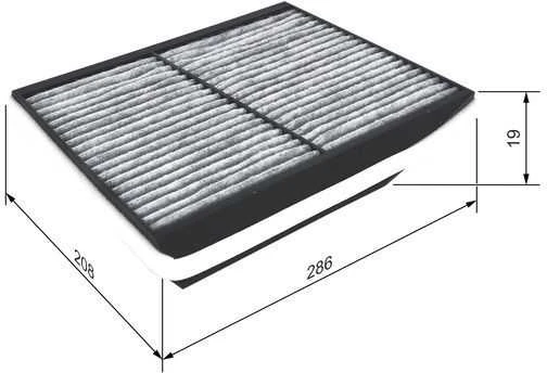 Bosch Salono oro filtras Renault Megane Scenic 1.4 1.6 1.9 D 7701205143 7701205144