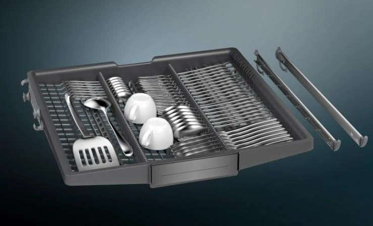 Bosch Siemens indaplovės stalo įrankių stalčius su bėgeliais 17005525