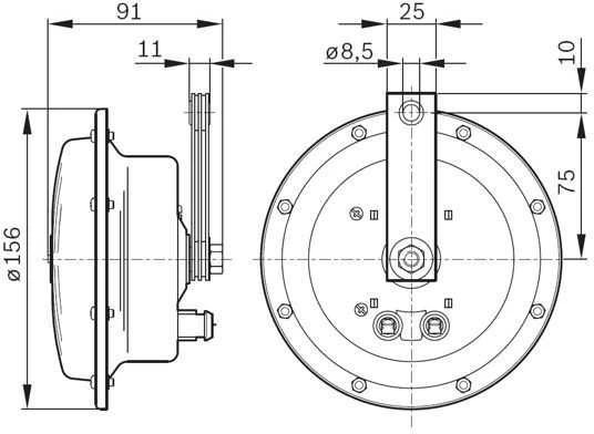 BOSCH signalinis ragelis 0986AH0203