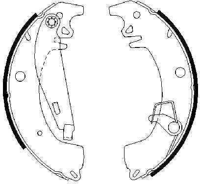 Bosch Stabdžių Avalynės Rinkinys OPEL Arena RENAULT Trafic I 2.1 D 2.5 D 7701200132 7701200133 7701200134