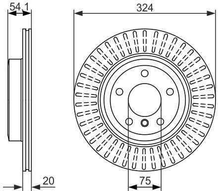 Bosch Stabdžių Diskas BMW Z4 Roadster E89 sDrive 35i 35is 34116763435 34116763436