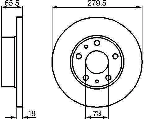 Bosch Stabdžių Diskas Citroen Jumper Fiat Ducato Peugeot Boxer 4245.30 4245.31 4245.32