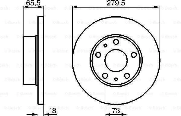 Bosch Stabdžių Diskas Citroen Jumper Fiat Ducato Peugeot Boxer 4245.30 4245.31 4245.32