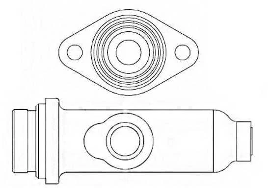 Bosch Stabdžių Pagrindinis Cilindras Peugeot 404 1618 Ccm 1.6 Hp 65 73 7700 01 7700 02 7700 03