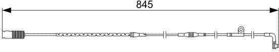 BOSCH stabdžių trinkelių nusidėvėjimo jutiklis Bmw 7 (e65, E66, E67) 1987473044 34356755267