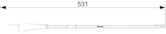 Bosch Stabdžių Trinkelių Nusidėvėjimo Jutiklis Ford Transit V363 2 0 2 2 TDCi 8W0711101 8W0711101A 8W0711101B