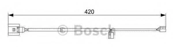 Bosch Stabdžių Trinkelių Nusidėvėjimo Jutiklis Audi Q7 Touareg Cayenne 7L0907601 7L0907601A 7L0907601B
