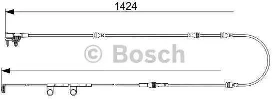 BOSCH stabdžių trinkelių nusidėvėjimo jutiklis Land Rover Range Rover 1987473581