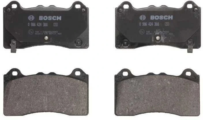 BOSCH stabdžių trinkelių rinkinys 0986424388