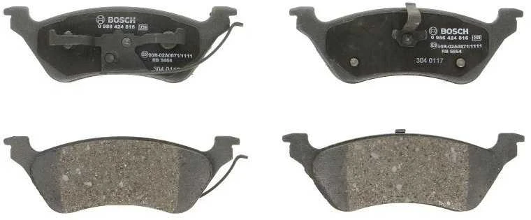 BOSCH stabdžių trinkelių rinkinys 0986424816 1J0411314AC
