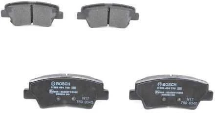BOSCH stabdžių trinkelių rinkinys 0986494768
