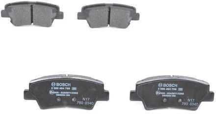 BOSCH stabdžių trinkelių rinkinys 0986494768