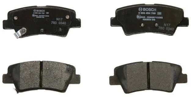 BOSCH stabdžių trinkelių rinkinys 0986494768