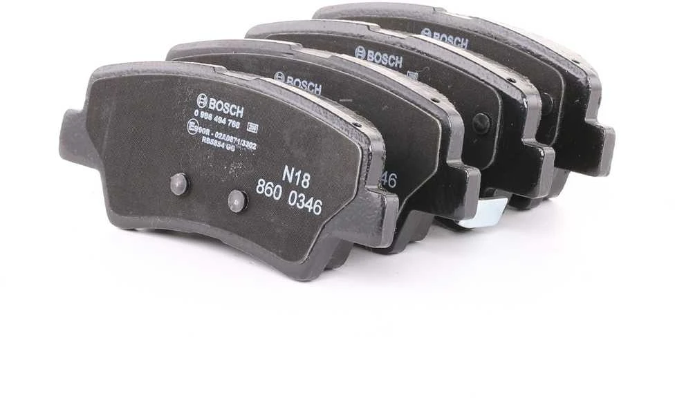 BOSCH stabdžių trinkelių rinkinys 0986494768