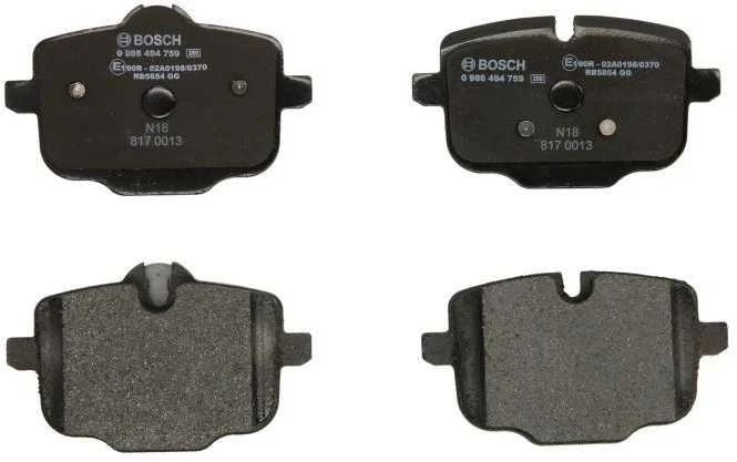 Bosch Stabdžių trinkelių rinkinys BMW 5 525d 530d 535d 550i
