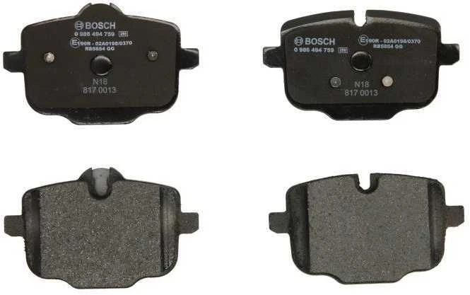 Bosch Stabdžių trinkelių rinkinys BMW 5 525d 530d 535d 550i