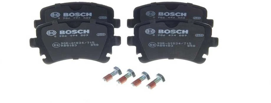 BOSCH stabdžių trinkelių rinkinys, diskinis stabdys 0986494889 3W0698451