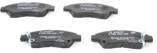 BOSCH stabdžių trinkelių rinkinys, diskinis stabdys 0986494299 06450-SAA-G00