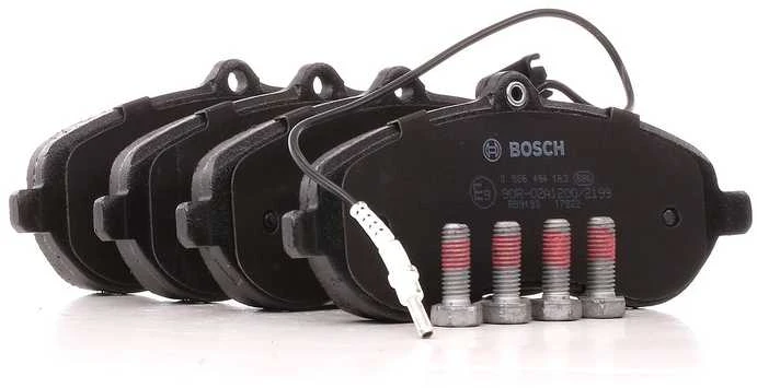 BOSCH stabdžių trinkelių rinkinys, diskinis stabdys 0986494163 A0004200305
