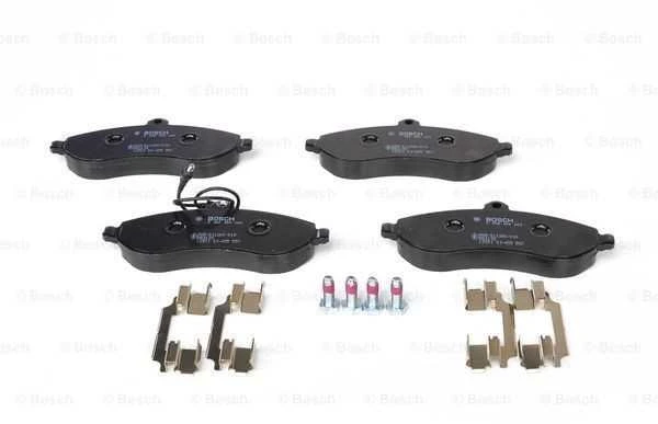 BOSCH stabdžių trinkelių rinkinys, diskinis stabdys 0986494163 A0004200305