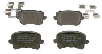Bosch Stabdžių trinkelių rinkinys diskinis stabdys AUDI A6 Q3 SEAT Alhambra VW Passat Tiguan CC 1K0698451 1K0698451A 1K0698451B