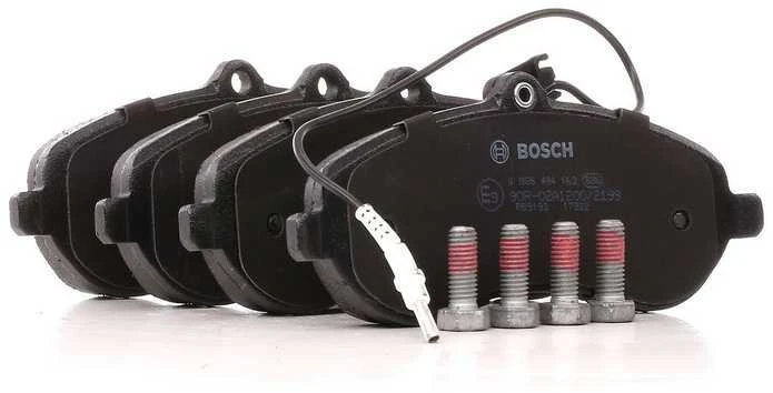 BOSCH stabdžių trinkelių rinkinys, diskinis stabdys 0986494163 A0004200305