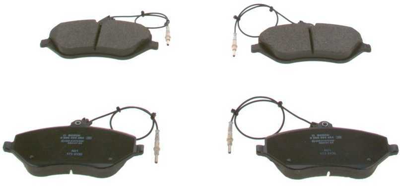 BOSCH stabdžių trinkelių rinkinys, diskinis stabdys 0986494484 1611334980