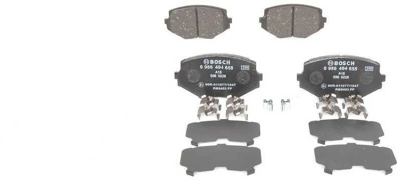 BOSCH stabdžių trinkelių rinkinys, diskinis stabdys 0986494655 NCY13323Z9C