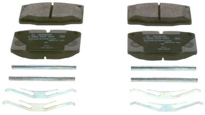 BOSCH stabdžių trinkelių rinkinys, diskinis stabdys 0986469390 A0014207920