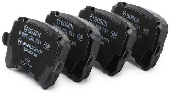 Bosch Stabdžių trinkelių rinkinys diskinis stabdys AUDI A6 Q3 SEAT Alhambra VW Passat Tiguan CC 1K0698451 1K0698451A 1K0698451B