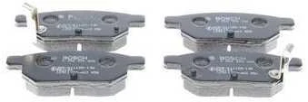 Bosch Stabdžių Trinkelių Rinkinys Diskinis Stabdys LEXUS CT TOYOTA Corolla Prius Yaris 04465-0E020 04465-0E030