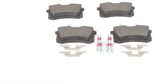 Bosch Stabdžių trinkelių rinkinys diskinis stabdys AUDI TT Coupe 1.8 T 1.8 T quattro 2.0 TDI 2.0 TFSI SEAT Ibiza III Hatchback 1.8 T Cupra R 1.9 TDI Cupra R SEAT Ibiza IV Hatchback 2.0 SEAT Ibiza IV Sportcoupe 2.0