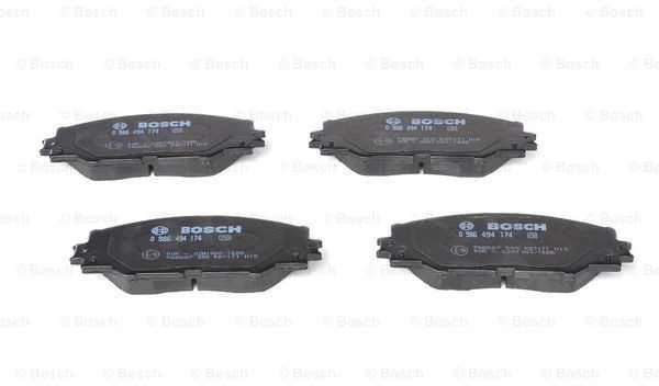 BOSCH stabdžių trinkelių rinkinys, diskinis stabdys 0986494174 0446512610