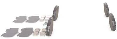 BOSCH stabdžių trinkelių rinkinys, diskinis stabdys 0986494655 NCY13323Z9C