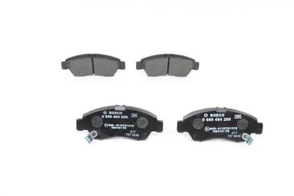 BOSCH stabdžių trinkelių rinkinys, diskinis stabdys 0986494299 06450-SAA-G00