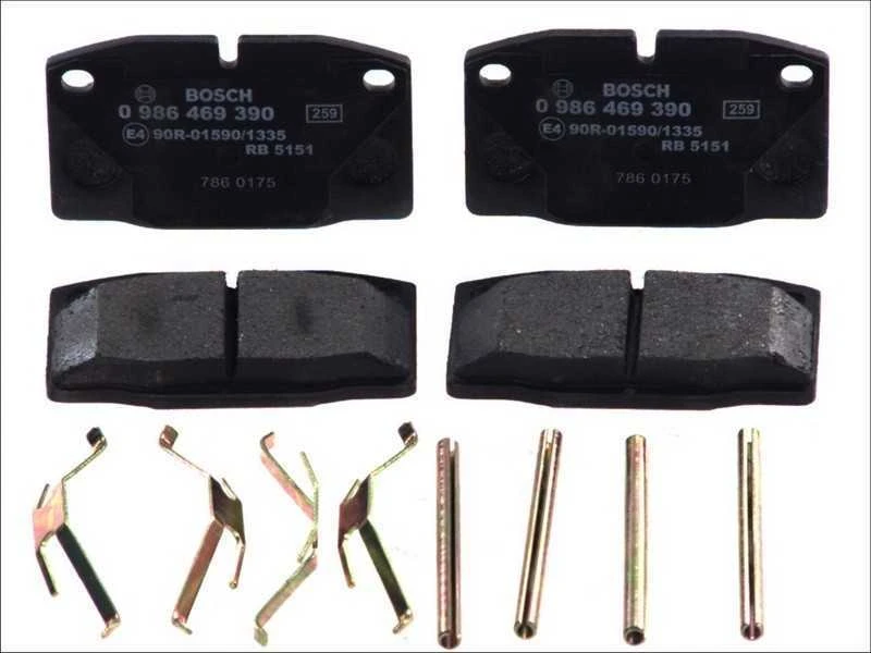 BOSCH stabdžių trinkelių rinkinys, diskinis stabdys 0986469390 A0014207920