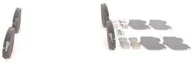 BOSCH stabdžių trinkelių rinkinys, diskinis stabdys 0986494655 NCY13323Z9C
