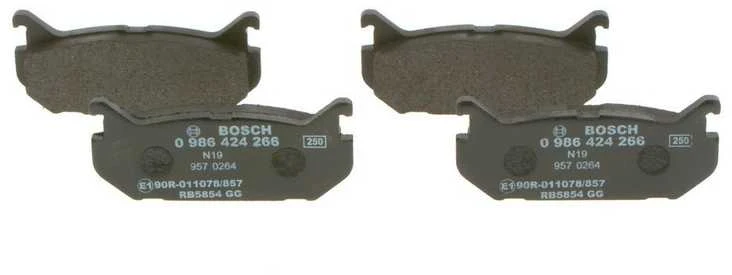 BOSCH stabdžių trinkelių rinkinys, diskinis stabdys 0986424266 GAYE2643Z