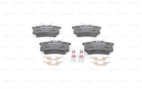 Bosch Stabdžių trinkelių rinkinys diskinis stabdys AUDI TT Coupe 1.8 T 1.8 T quattro 2.0 TDI 2.0 TFSI SEAT Ibiza III Hatchback 1.8 T Cupra R 1.9 TDI Cupra R SEAT Ibiza IV Hatchback 2.0 SEAT Ibiza IV Sportcoupe 2.0