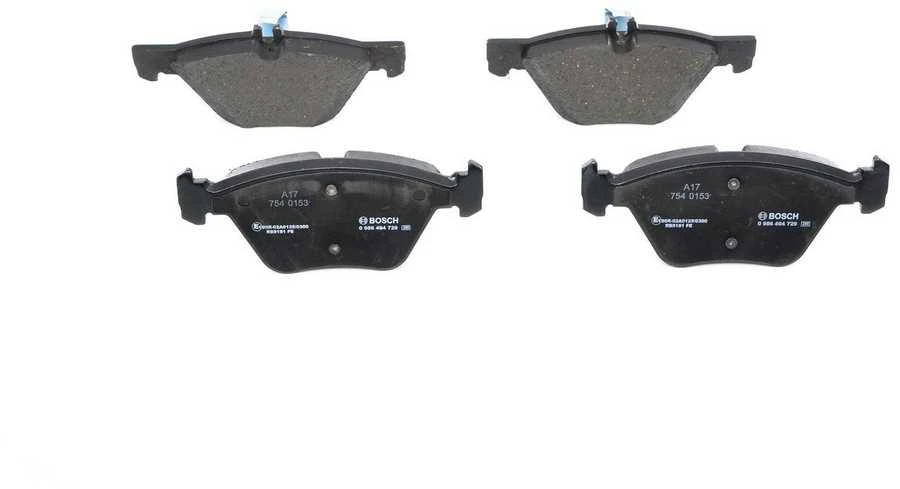 Bosch Stabdžių Trinkelių Rinkinys MERCEDES BENZ E Klase E240 E280 E320 E350 A0024310501 A0024310601