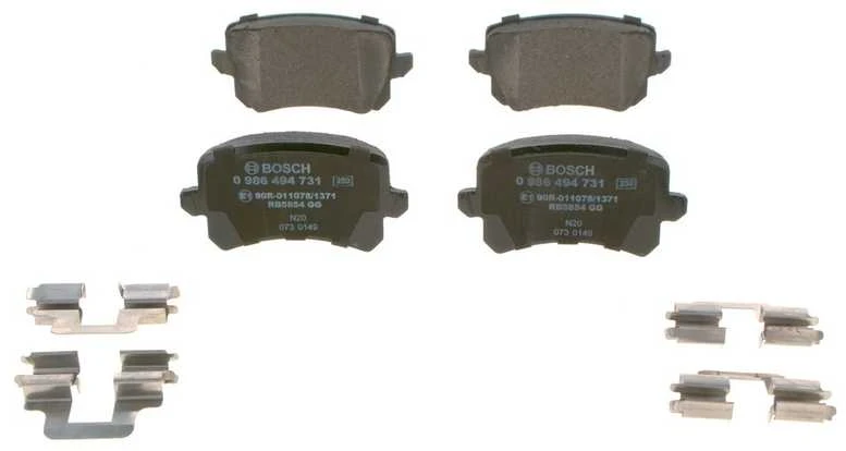 Bosch Stabdžių trinkelių rinkinys diskinis stabdys AUDI A6 Q3 SEAT Alhambra VW Passat Tiguan CC 1K0698451 1K0698451A 1K0698451B