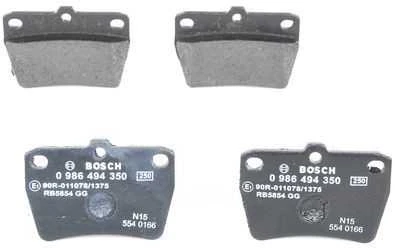 BOSCH stabdžių trinkelių rinkinys, diskinis stabdys 0986494350 04466YZZD3