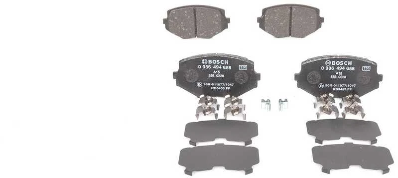 BOSCH stabdžių trinkelių rinkinys, diskinis stabdys 0986494655 NCY13323Z9C