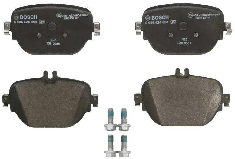 BOSCH stabdžių trinkelių rinkinys, diskinis stabdys 0986424858 A0004205602